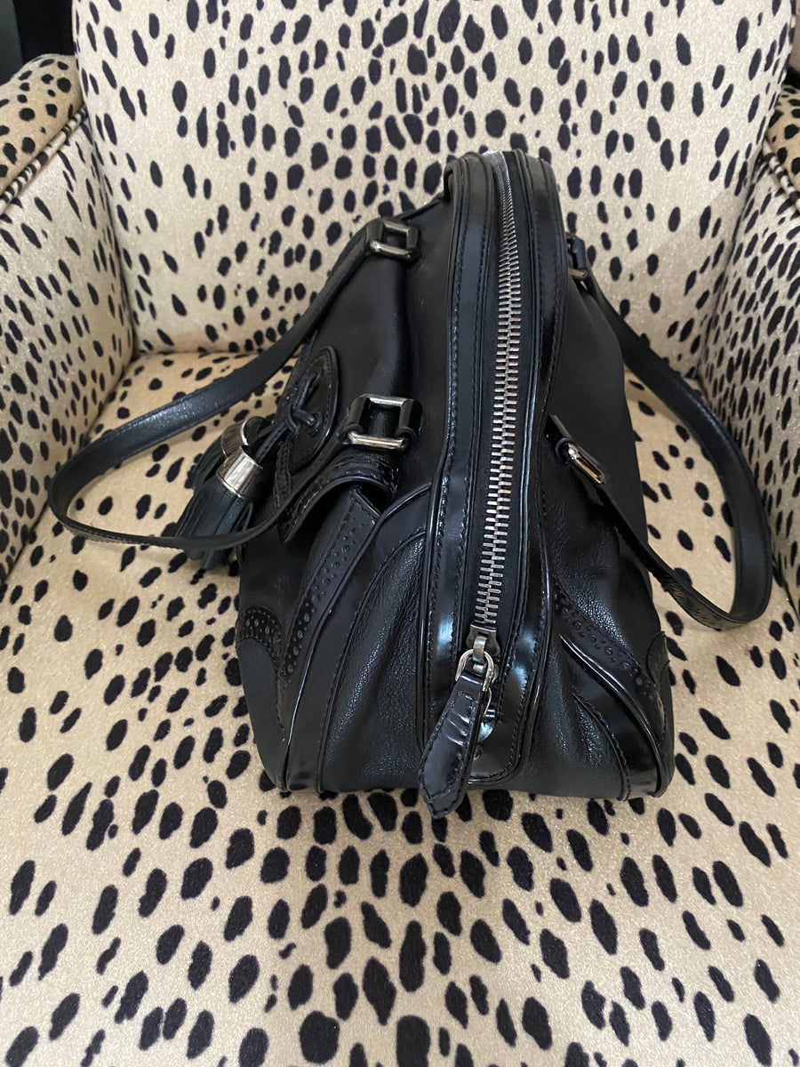 Vintage 00's Céline Tassel Bowling Shoulder Bag – For the Ages