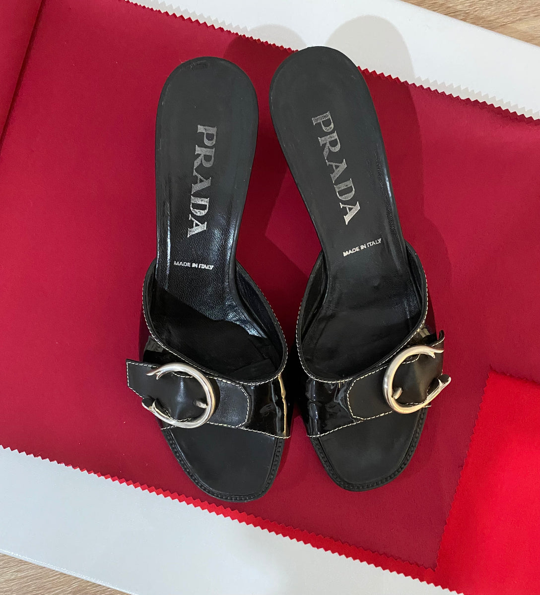 Prada Heels Vintage Prada Sandals Prada Vintage Sequin Beaded