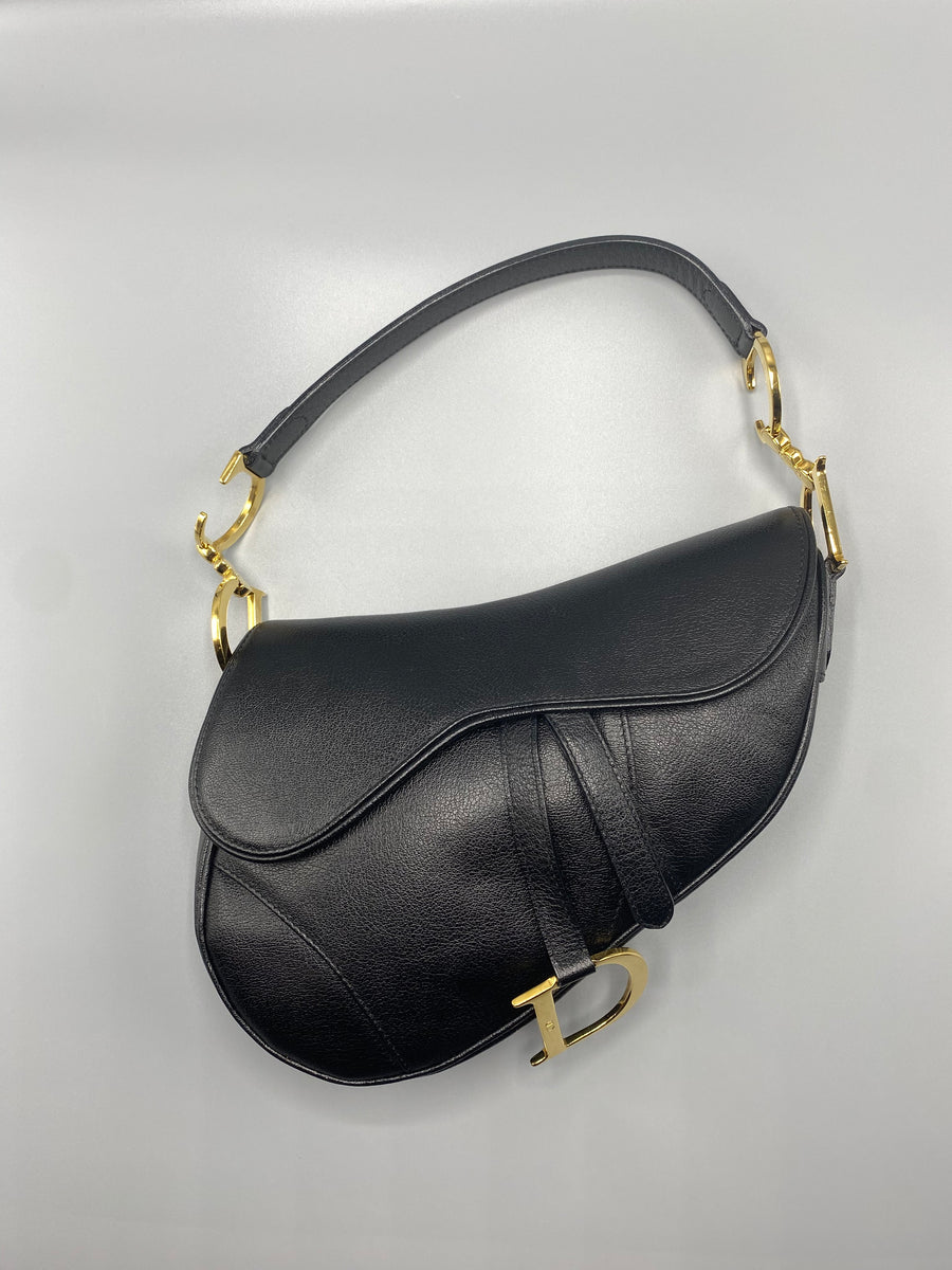 バッグ Christian Dior leather bag By Galliano Vintage 00's Christian Dior by John Galliano Black Leather