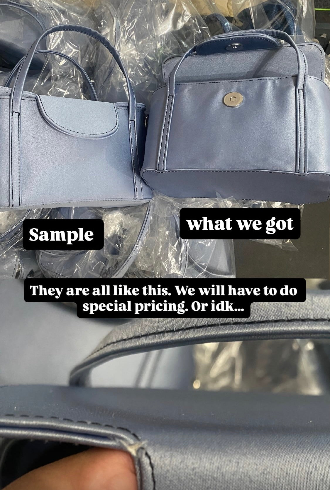 The bags are now in stock, but the story is wild.....and why this might be our LAST production run 🫨