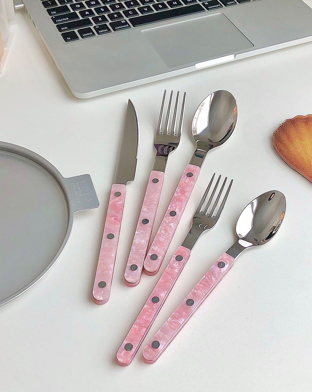 Pink Flatware Set (10 Pieces)