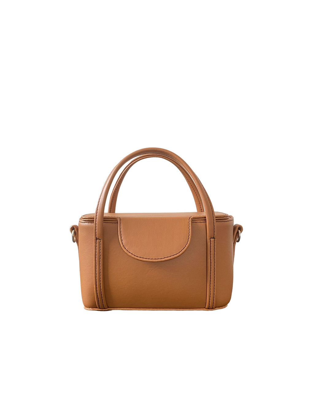NEW For the Ages Grace Case in Camel Faux Leather and Black Contrast Stitching