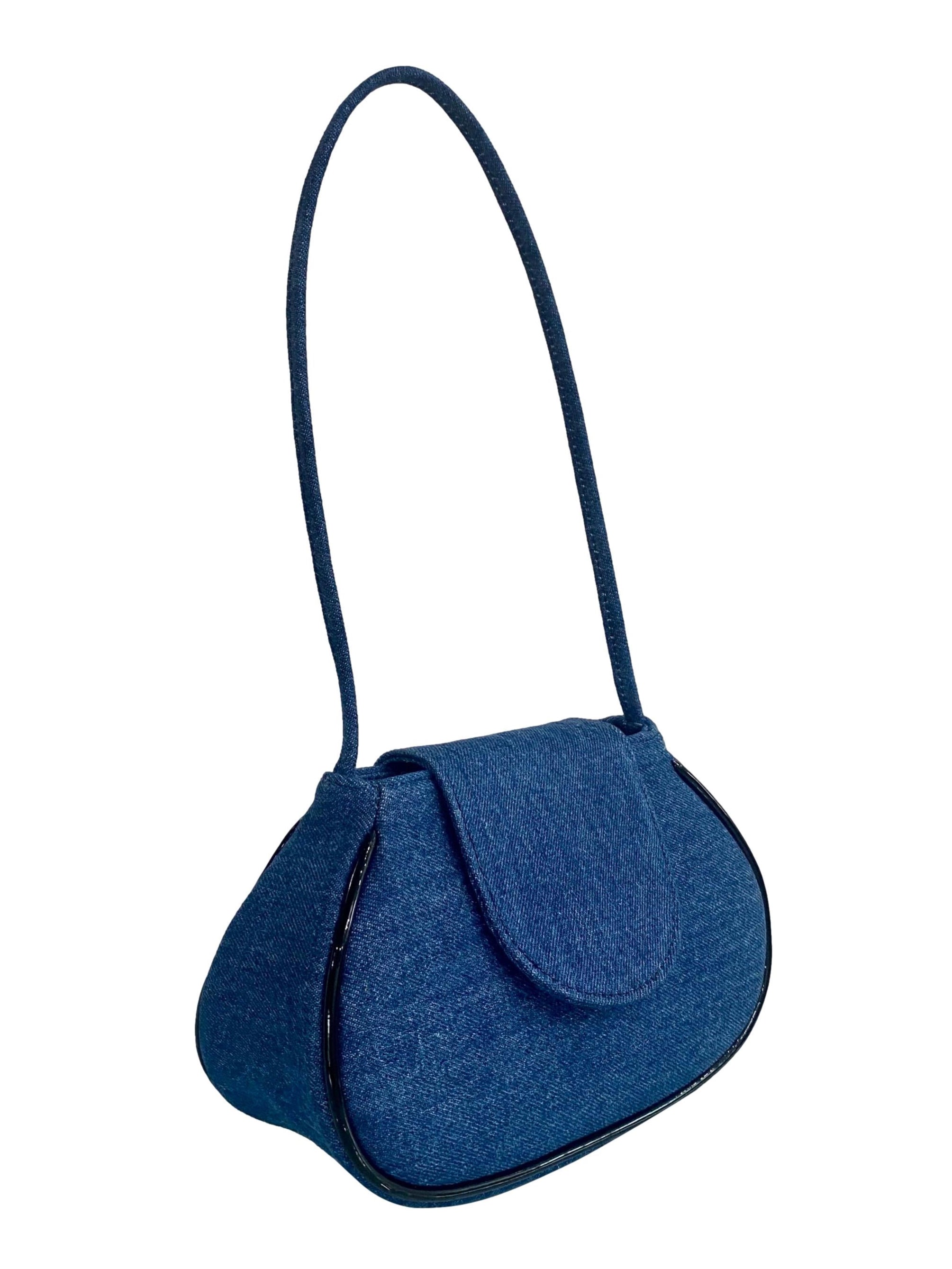 【BITTER CELLS】24SS Ange Baguette Bag Black Leather Baguette Bag – self-portrait-US