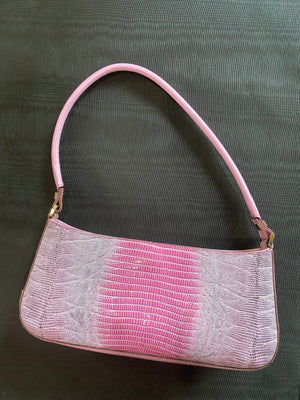 Liz Claiborne Vintage Monogram Baguette Handbag