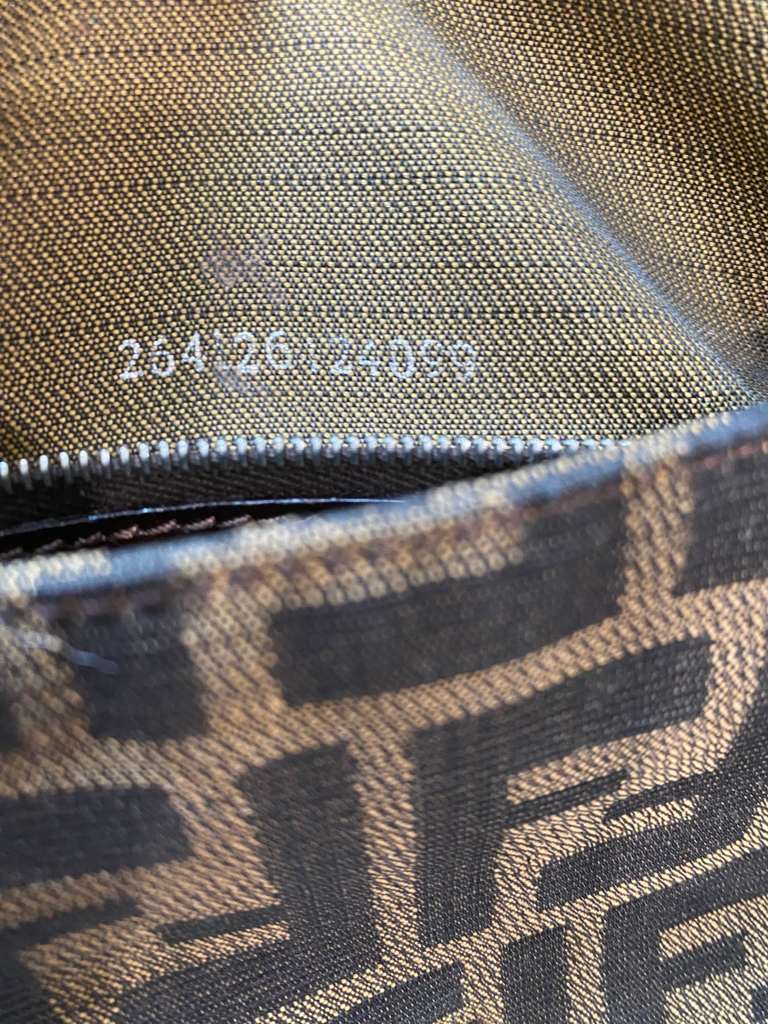 Vintage 00's Fendi Zucca Logo Baguette Bag – For the Ages