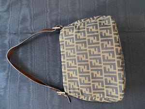 Vintage 00's Fendi Zucca Mama Baguette