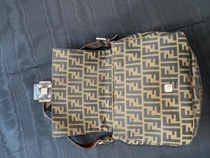 Vintage 00's Fendi Zucca Mama Baguette