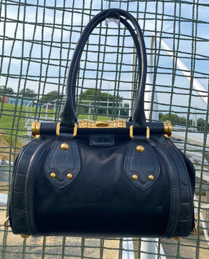 Vintage Celine By Michael Kors Black Frame Bag