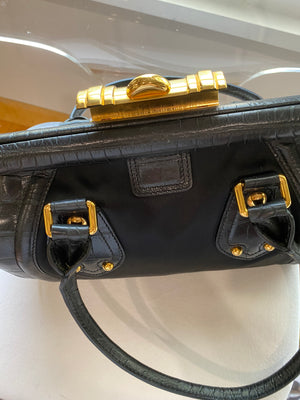 Vintage Celine By Michael Kors Black Frame Bag