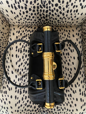 Vintage Celine By Michael Kors Black Frame Bag