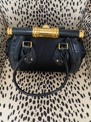 Vintage Celine by Michael Kors Black Frame Bag