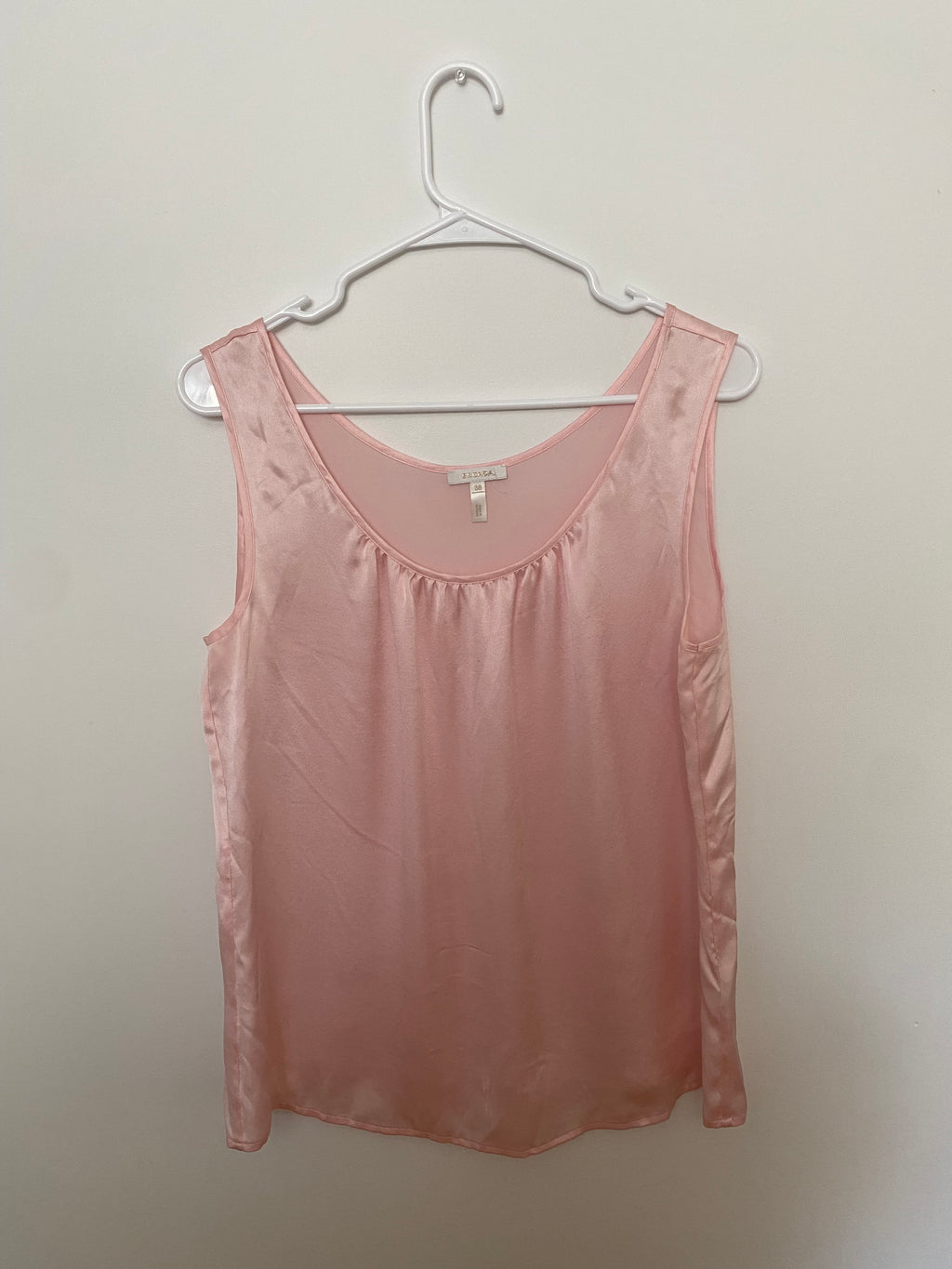 Vintage 00’s Escada 100% Silk Pink Sleeveless Top