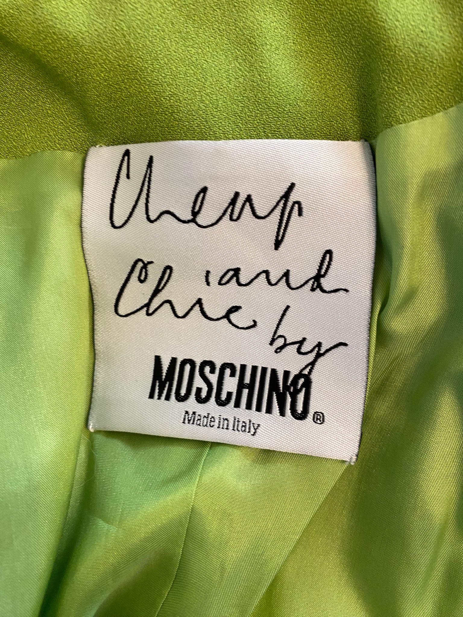 SUPER RARE 1990's Moschino Cheap & Chic Shoelace Vest