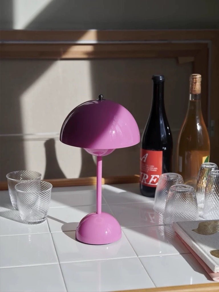 Colorful Mushroom Table Lamp, Flowerpot VP9 (6 Colors)