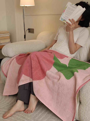 Whimsical Floral Bath Towel- 100% Staple Cotton
