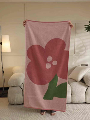 Whimsical Floral Bath Towel- 100% Staple Cotton