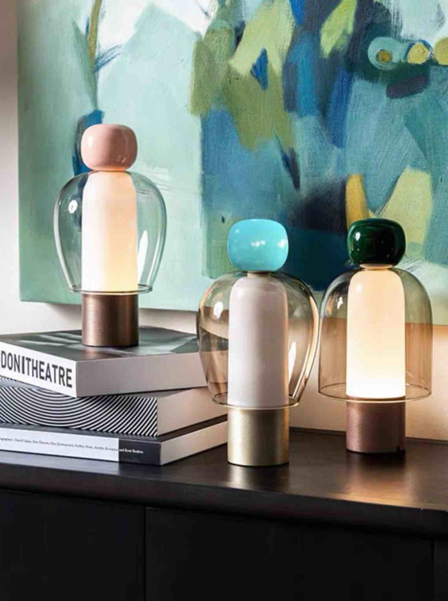 Dimmable + Portable Dot Table Lamp