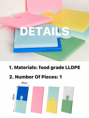 Puzzle Cutting Board, Detachable Mould-Proof Serving Board