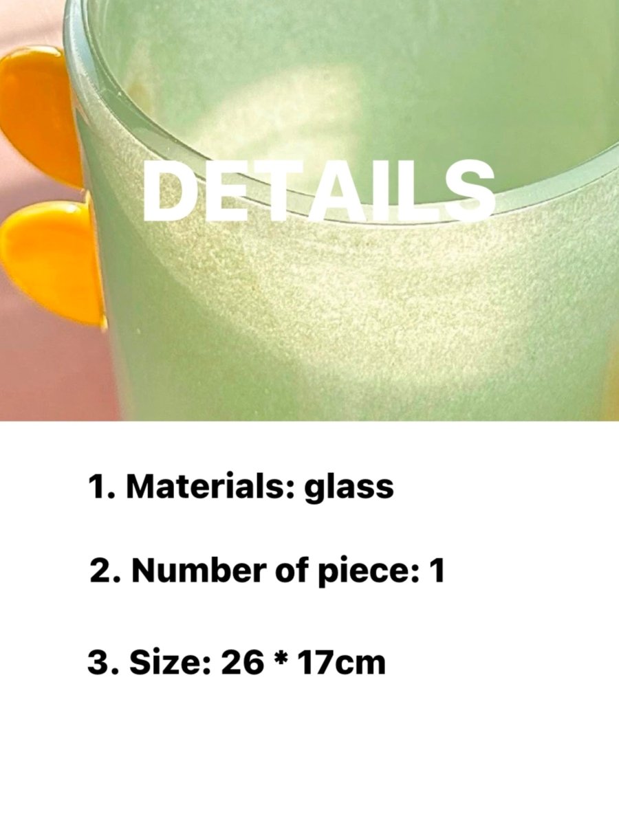 Handblown Pastel Glass Cylinder Vase (2 Colors)