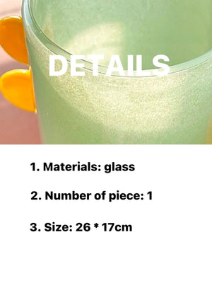 Handblown Pastel Glass Cylinder Vase (2 Colors)