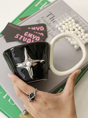 Handmade Ceramic Star Coffee Mug