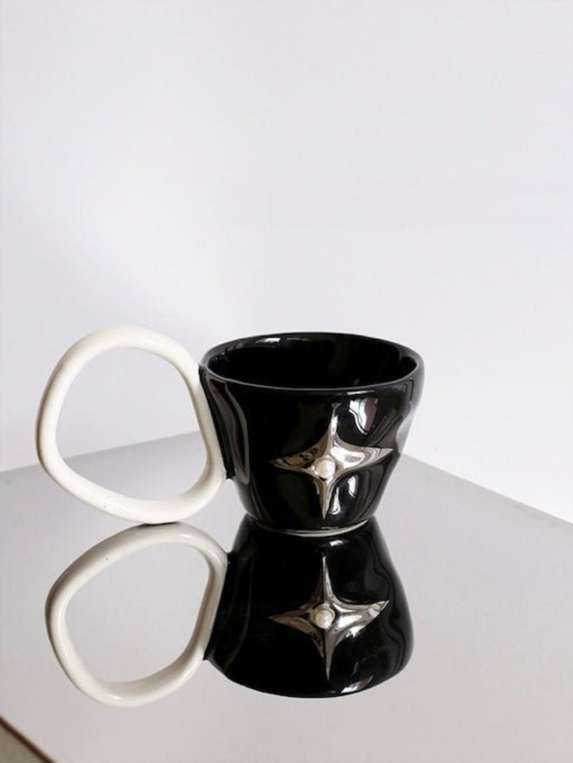 Handmade Ceramic Star Coffee Mug