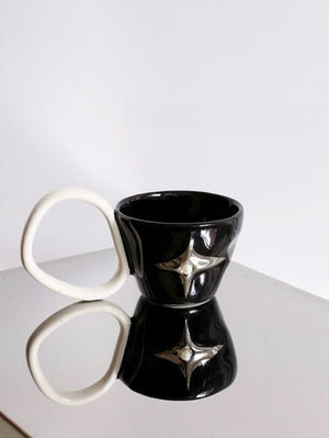 Handmade Ceramic Star Coffee Mug