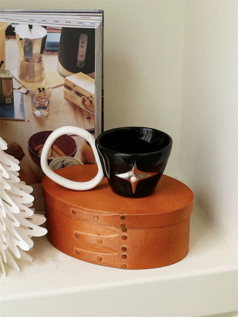 Handmade Ceramic Star Coffee Mug