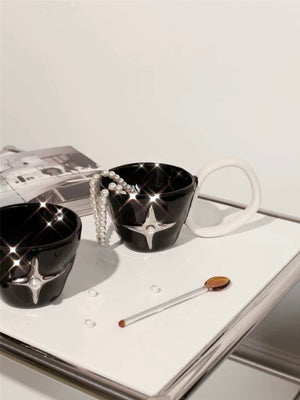 Handmade Ceramic Star Coffee Mug