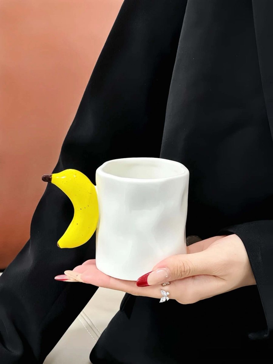 Ceramic Fruit Coffee Mug, Whimsical Espresso Cups