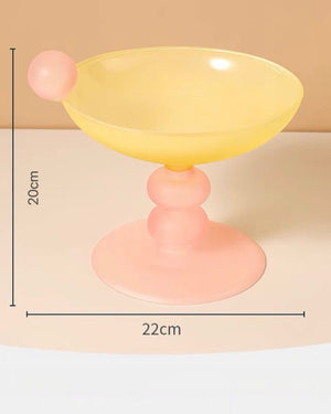 Jelly Bean Footed Fruit Bowl