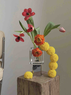 Modern Crystal Block Vase
