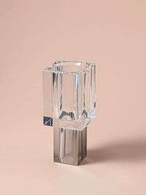 Modern Crystal Block Vase