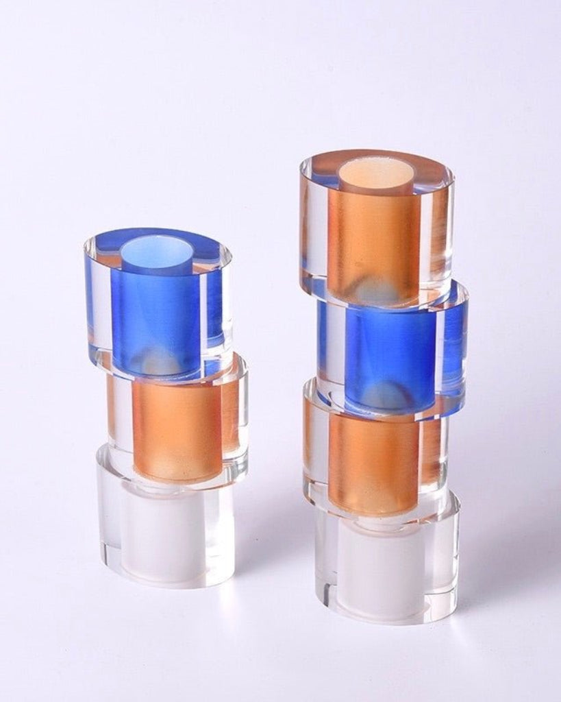 Modern Crystal Nugget Vase