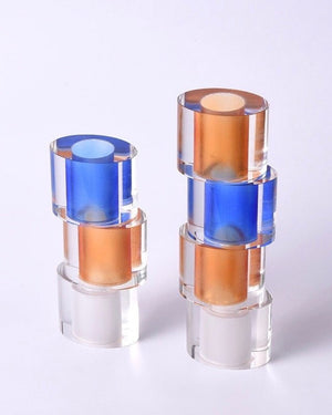 Modern Crystal Nugget Vase