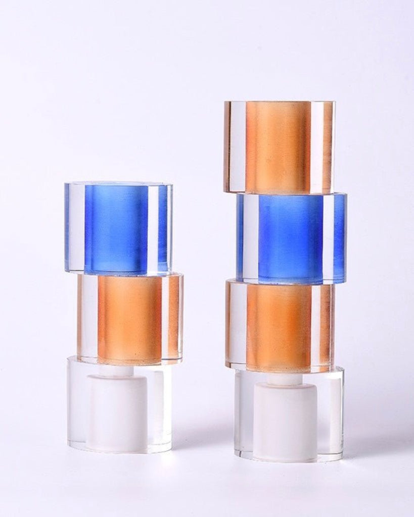 Modern Crystal Nugget Vase