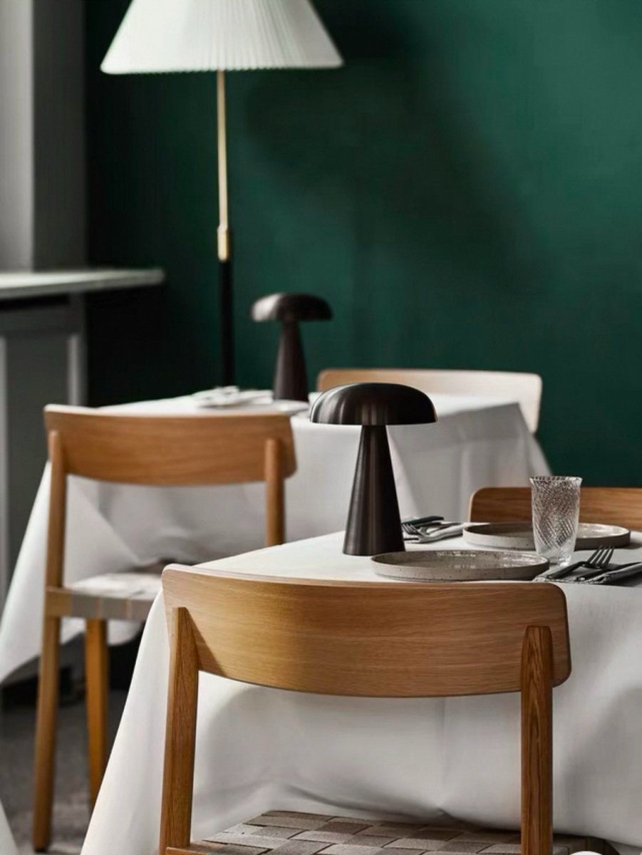 Modern Mushroom Dimmable/Portable Led Table Lamp - Como SC53 (5 Colors)
