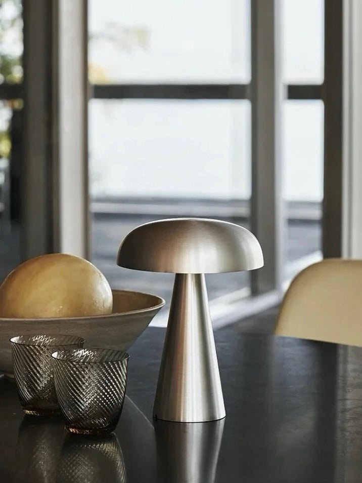 Modern Mushroom Dimmable/Portable Led Table Lamp - Como SC53 (5 Colors)