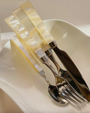 Pearl Effect  Flatware (Set of 8)