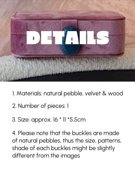 Velvet Jewelry Case (2 Colors)