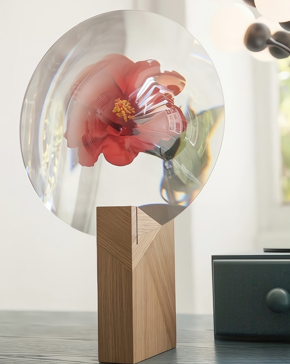 Acrylic Floating Flower Phantom Vase