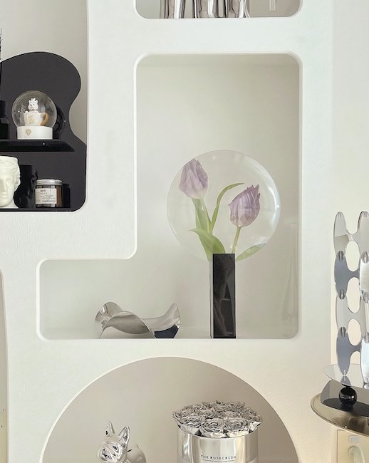 Acrylic Floating Flower Phantom Vase