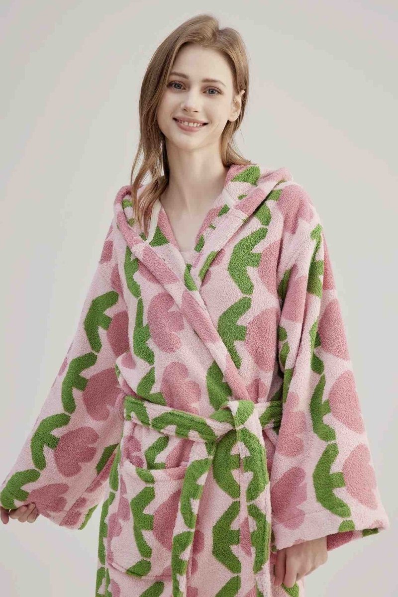 Tulip Hooded Bath Robe - 100% Organic Cotton